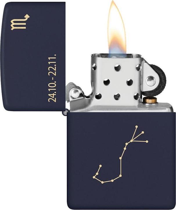 Actual product image Zippo Zodiac Scorpio Design
