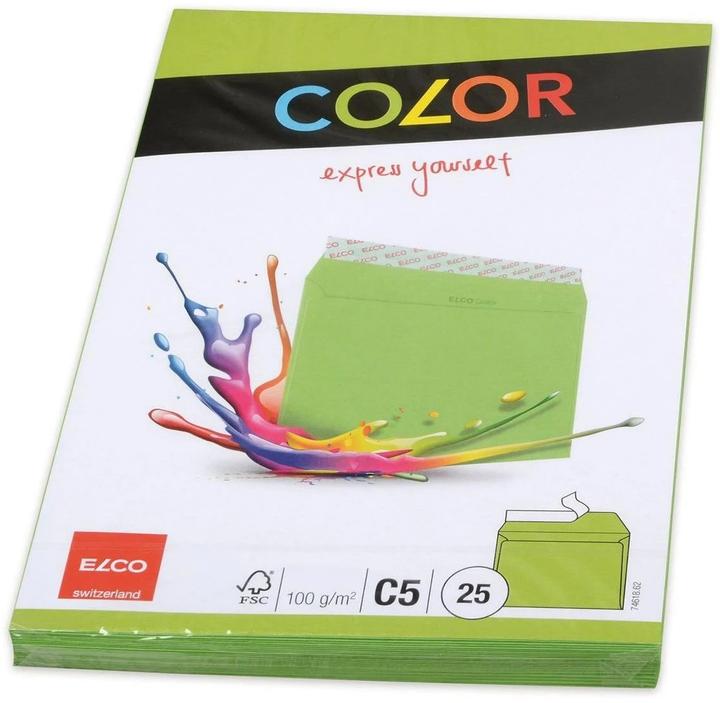 Actual product image Elco Couvert Color, without window (C5, 25 x)