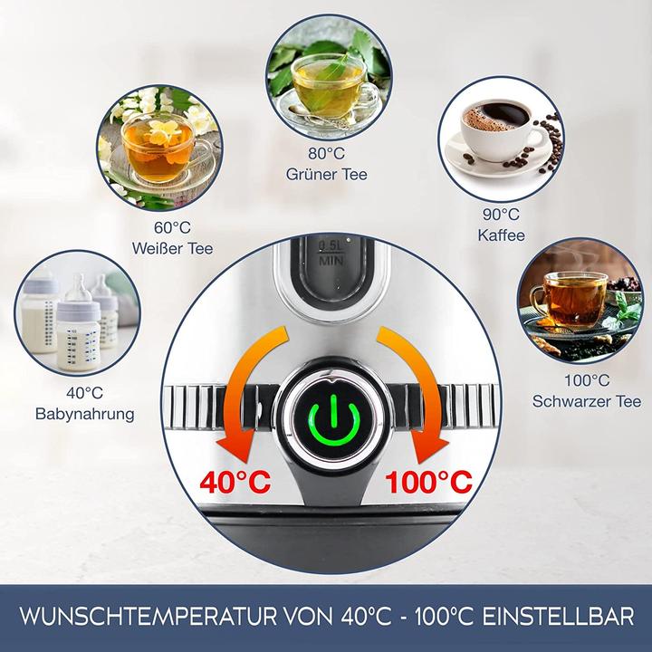 Productafbeelding Lebenlang Roestvrijstalen Waterkoker 1.7L (1.70 l)