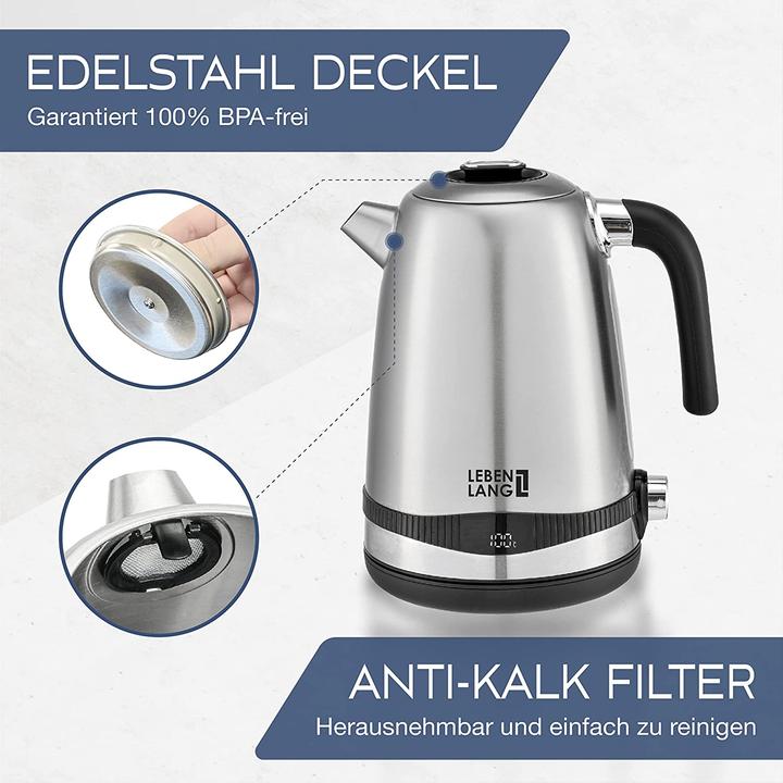 Productafbeelding Lebenlang Roestvrijstalen Waterkoker 1.7L (1.70 l)