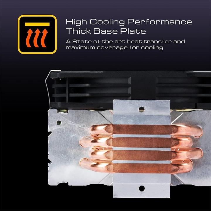 Produktbild Gamdias Ventilateur processeur Boreas E1-410 RGB (Noir) (154.50 mm)