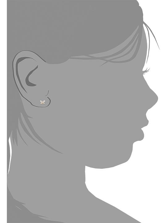 Image du produit Prinzessin Lillifee Boucles d'oreilles pour filles, argent 925 sterling, zirconium (synth.) | papillon (Argent 925)
