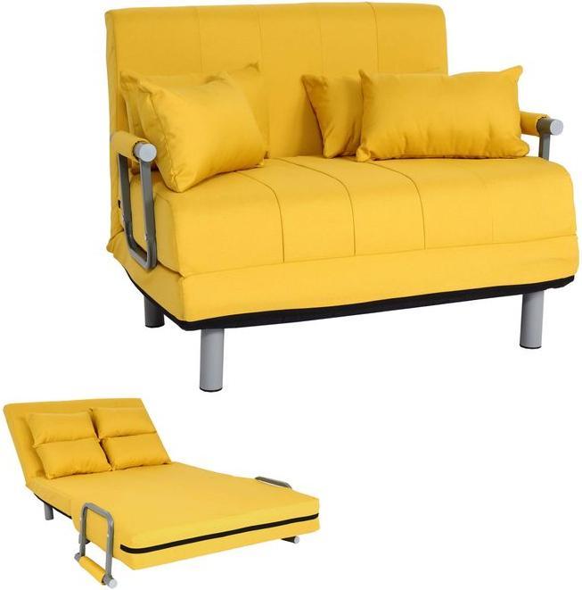 Actual product image Swisshandel24 Sleeping Chair HWC-K29, Folding Armchair Sleeping Sofa Guest Bed Relaxing Armchair, Lying Surface