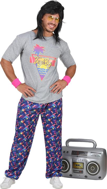 Actual product image Widmann Costume 80's Beach Boy (M, L)