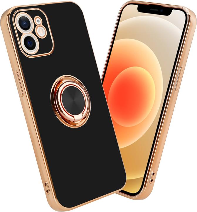 Glossy black - gold