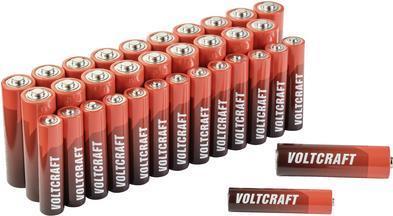 Image du produit Voltcraft Jeu de piles Mignon, Micro 34 pcs. boîte incluse (34 pcs, AAA, AA)