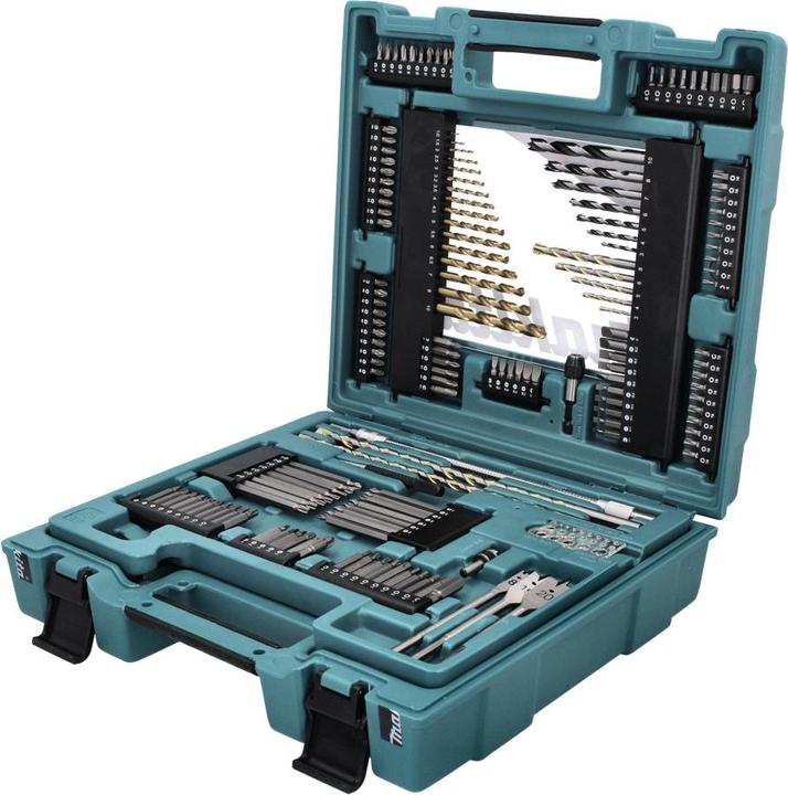 Produktbild Makita Bits Bohrer Werkzeug Sortiment 200-tlg. (6 mm, 1 mm, 6.5 mm, 5.5 mm, 10 mm, 1.5 mm, 7 mm, 3 mm, 5 mm, 8 mm, 2.5 mm, 3.5 mm, 4.5 mm, 3.2 mm, 2 mm, 4 mm)