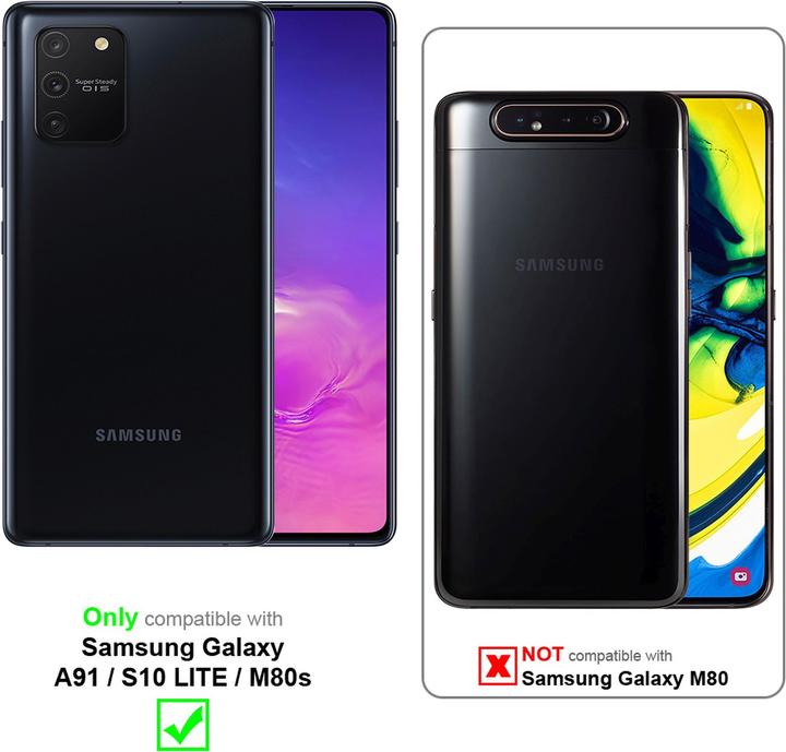 Image du produit Cadorabo Coque pour Samsung Galaxy A91 / S10 LITE / M80s en TPU avec protection de l'appareil photo LM130 (Samsung Galaxy A91, Samsung Galaxy S10 Lite)