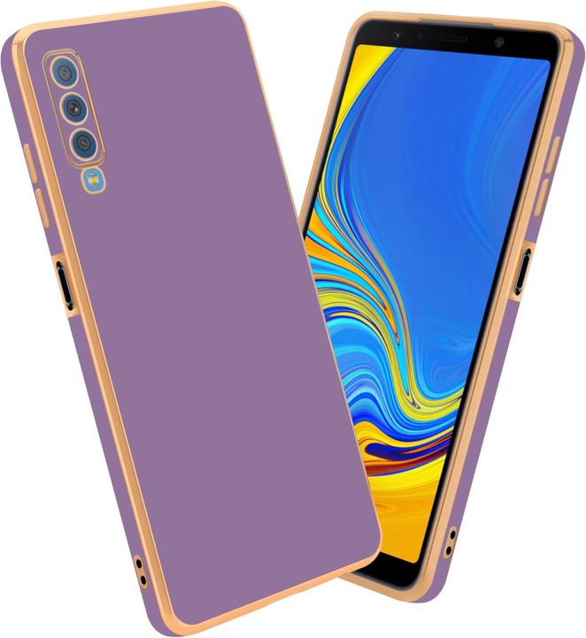 Actual product image Cadorabo Case for Samsung Galaxy A7 2018 in TPU with camera protection LM130 Style (Samsung Galaxy A7 (2018))