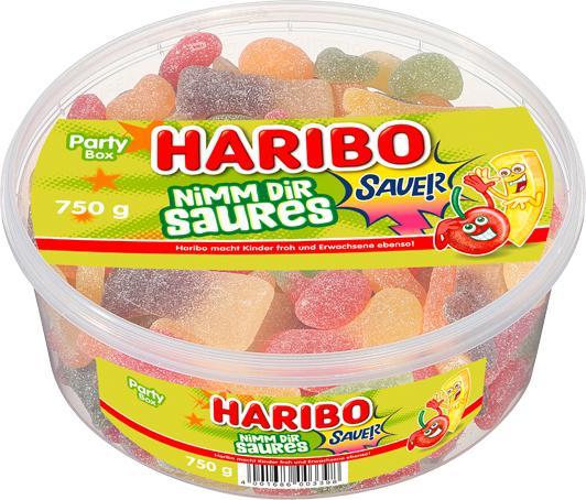 Produktbild Haribo Nimm Dir Saures Fruchtgummi 750,0 g (750 g)