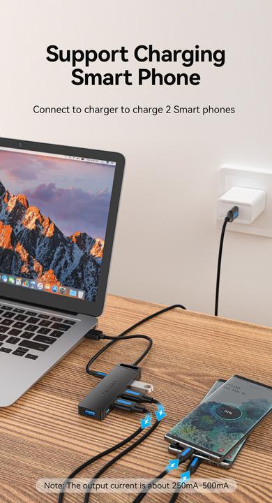 Actual product image Vention Chlbd (USB-A, 4 Ports)
