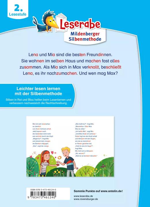 Immagine prodotto Ravensburger Leserabe mit Mildenberger Silbenmethode: Verknallt in Max (Tedesco, Manfred Maggio, 2021)