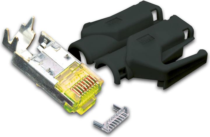 Image du produit Wirewin Bouchon RJ45 Hirose TM31 50 pièces, noir (Câble réseau Connecteur)