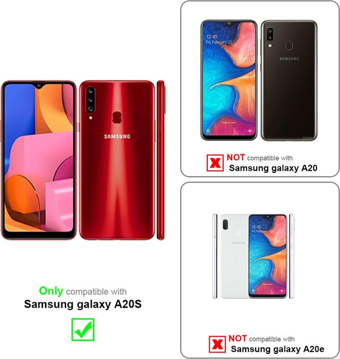 Immagine prodotto Cadorabo Custodia per Samsung Galaxy A20s in TPU stile Fluid LM162 (Samsung Galaxy A20s)