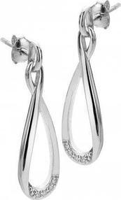 Actual product image Hot Diamonds Elegant silver earrings with diamonds Most Loved DE742