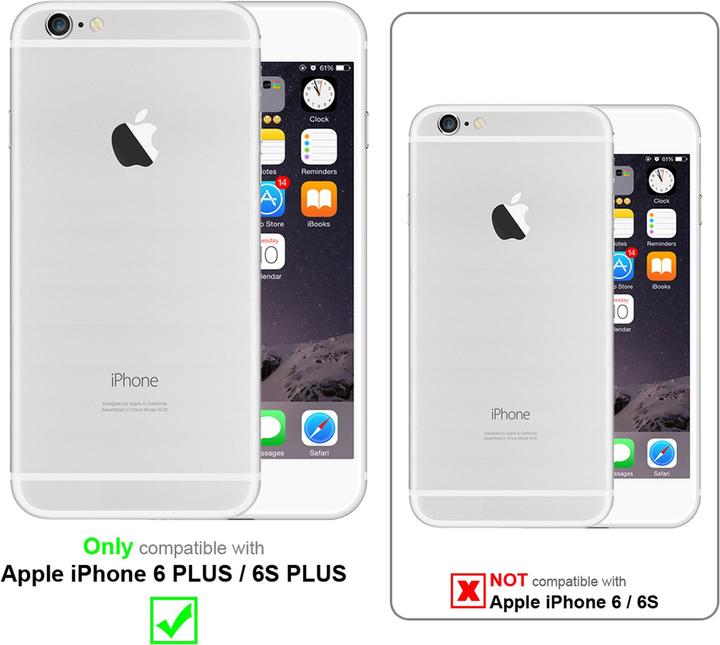 Productafbeelding Cadorabo Hoesje voor Apple iPhone 6 PLUS / 6S PLUS in TPU Fluid LM162 Style (Apple iPhone 6 Plus)
