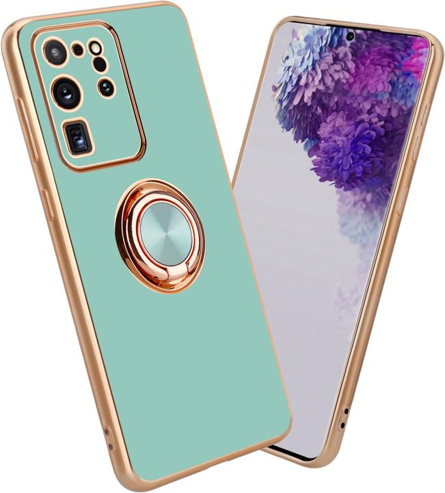 Produktbild Cadorabo Hülle für Samsung Galaxy S20 ULTRA im TPU mit Kameraschutz und Ring LM089 Style (Samsung Galaxy S20 Ultra)