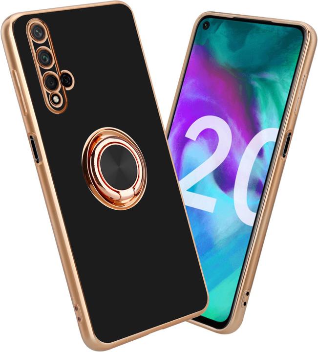 Immagine prodotto Cadorabo Custodia per Honor 20 / 20S / Huawei NOVA 5T in TPU con protezione della fotocamera e anello stile (Huawei Nova 5T, TCL 20S, K20)