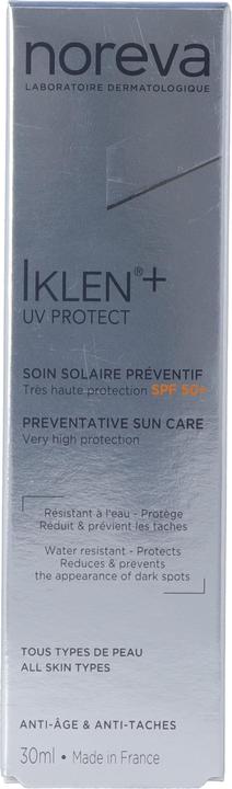 Image du produit Noreva UV protect SPF50 (Crème solaire visage, SPF 50, 30 ml, 50 g)