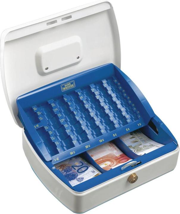Burg Wächter Cash box ZK 2307 EURO (W x H x D) 330 x 75 x 235 mm White, Blue