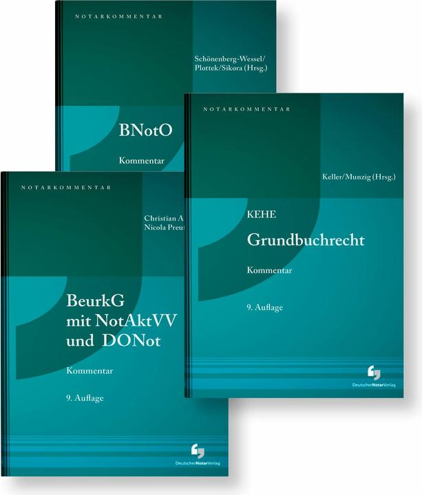 Image du produit GBO-BeurkG-BNotO-Kommentarpaket (Allemand, Markus Sikora, Arbalète chrétienne, Ulf Schönenberg-Wessel, Pierre Plottek, Nicola Preuss, Ulrich Keller, Jörg Munzig, 2024)