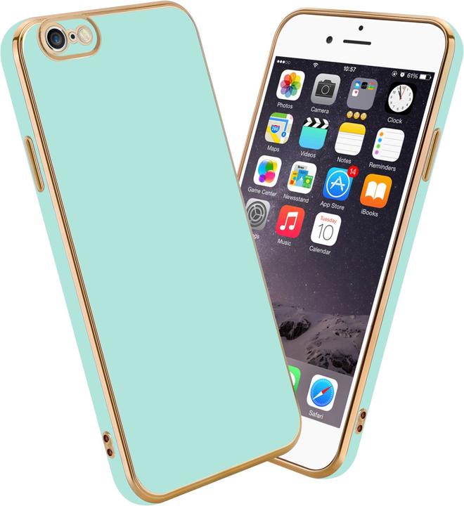 Productafbeelding Cadorabo Hoesje voor Apple iPhone 6 PLUS / 6S PLUS in TPU met camerabescherming LM130 Style (Apple iPhone 6 Plus)