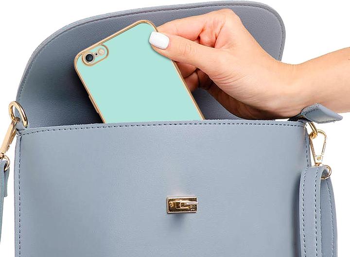 Productafbeelding Cadorabo Hoesje voor Apple iPhone 6 PLUS / 6S PLUS in TPU met camerabescherming LM130 Style (Apple iPhone 6 Plus)