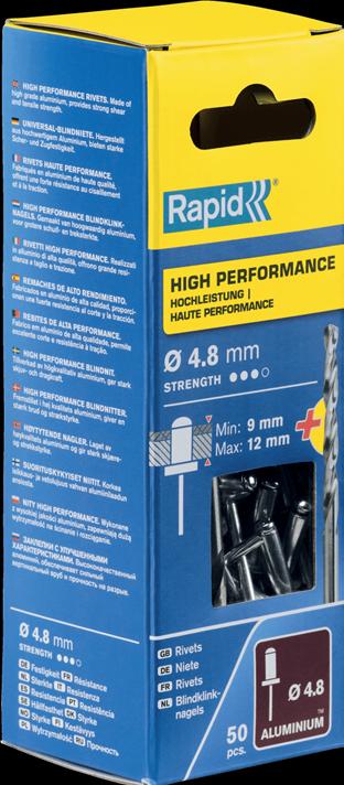 Immagine prodotto Rapid Rivetto universale cieco Ø 4,8 x 16 mm