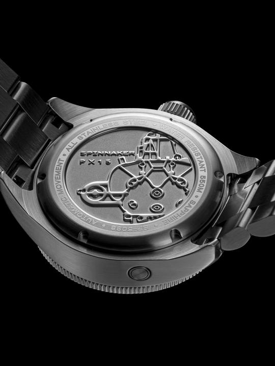 Produktbild Spinnaker SP-5098-33 Picard Volcano Black Automatik Taucheruhr 45mm 55ATM (Taucheruhr)