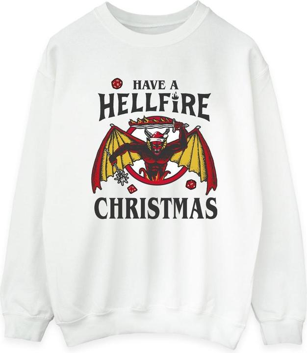 Immagine prodotto Netflix Stranger Things Hellfire Christmas Felpa Donna (L)