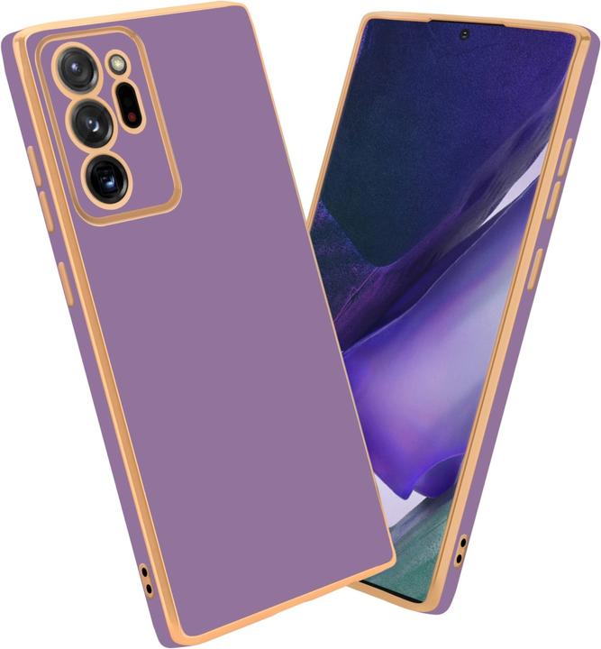Glossy purple - gold