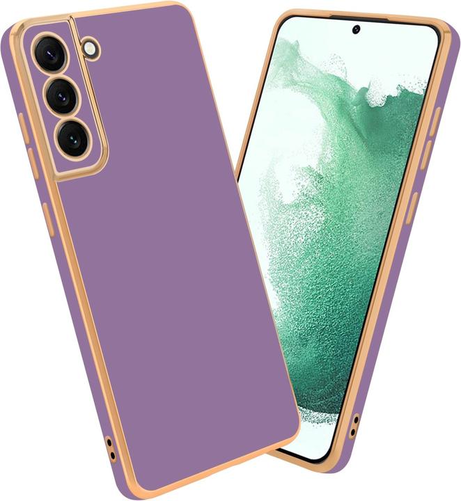 Glossy purple - gold