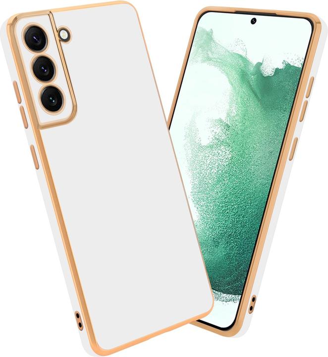 Glossy white - gold