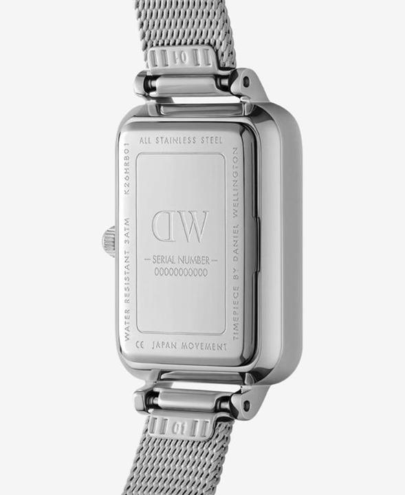 Actual product image Daniel Wellington Quadro Lumine Pressed Sterling (Analogue wristwatch, 20 mm)