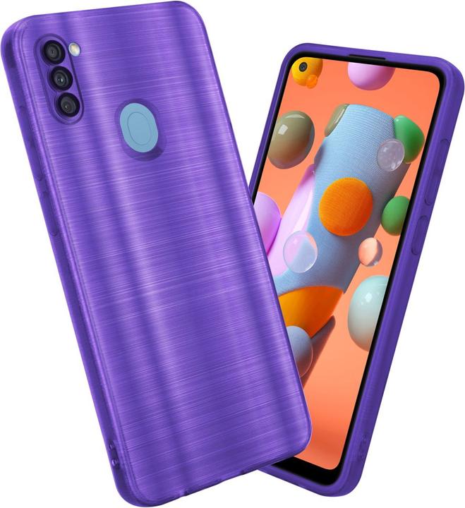 Actual product image Cadorabo Case for Samsung Galaxy A11 / M11 in TPU Brushed Camera Protector LM160 Style (Samsung Galaxy A11, Samsung Galaxy M11)