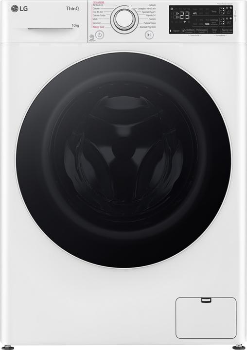 Produktbild LG F4R3710NSWW Waschmaschine 10 kg AI DD, Klasse A-10%, 1400 U/min, automatische Dosierung, Wi-Fi (10 kg, Links)