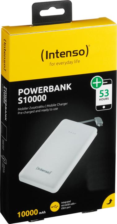 Actual product image Intenso Slim Powerbank S10000 (10000 mAh, 37 Wh)