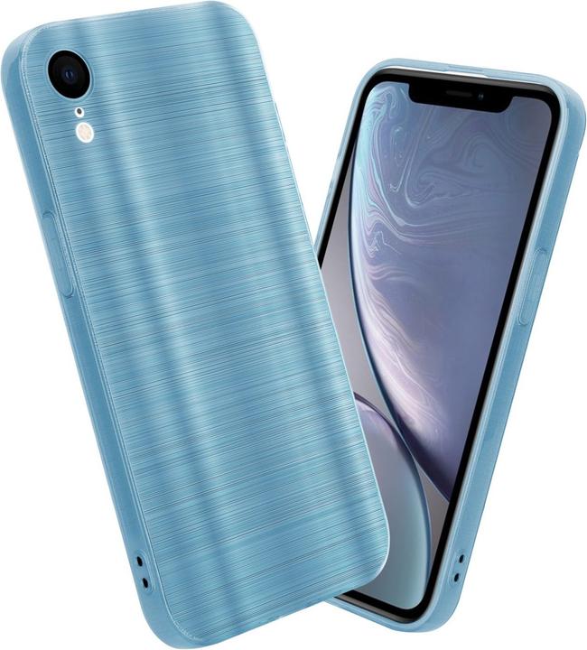 Image du produit Cadorabo Étui pour Apple iPhone XR en TPU brossé Protection de l'appareil photo style LM160 (Apple iPhone XR)