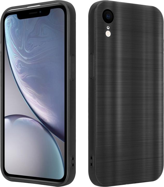 Produktbild Cadorabo Hülle für Apple iPhone XR im TPU Brushed Kameraschutz LM160 Style (Apple iPhone XR)