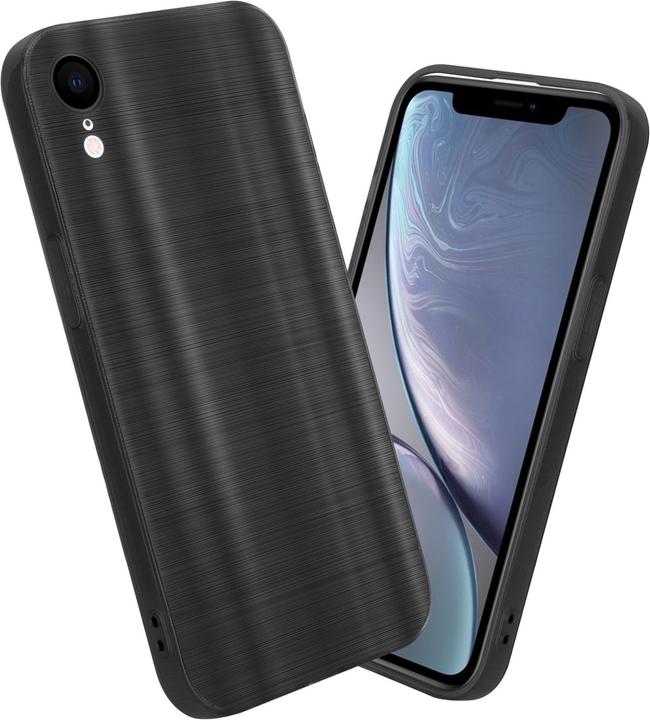 Produktbild Cadorabo Hülle für Apple iPhone XR im TPU Brushed Kameraschutz LM160 Style (Apple iPhone XR)