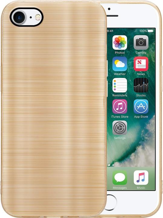 Produktbild Cadorabo Hülle für Apple iPhone 7 / 7S / 8 / SE 2020 im TPU Brushed Kameraschutz LM160 Style (Apple iPhone 7, Apple iPhone SE (2nd Gen))