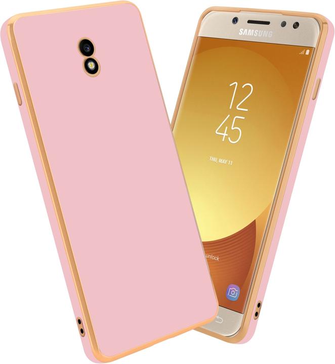 Immagine prodotto Cadorabo Custodia per Samsung Galaxy J7 2017 in TPU con protezione della fotocamera Stile LM130 (Samsung Galaxy J7 2017)