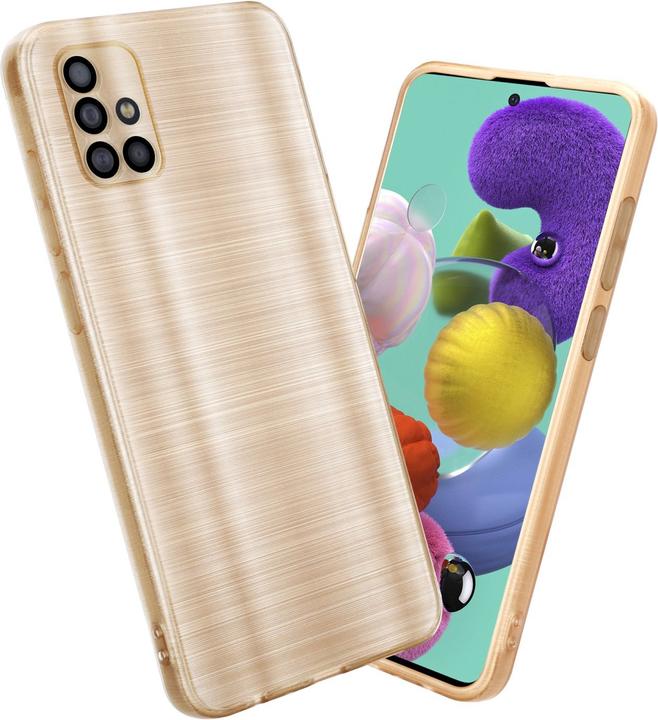 Produktbild Cadorabo Hülle für Samsung Galaxy A51 4G / M40s im TPU Brushed Kameraschutz LM160 Style (Samsung Galaxy M40s)