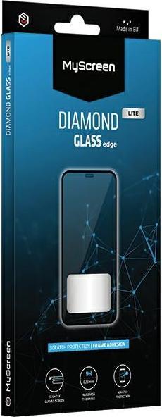 Actual product image MyScreen Protector MSP Diamond Glass Lite Edge FG iPhone 12 12 Pro 6.1 czarnyblack Full Glue (1 Piece, Apple iPhone 12 Pro, Apple iPhone 12)