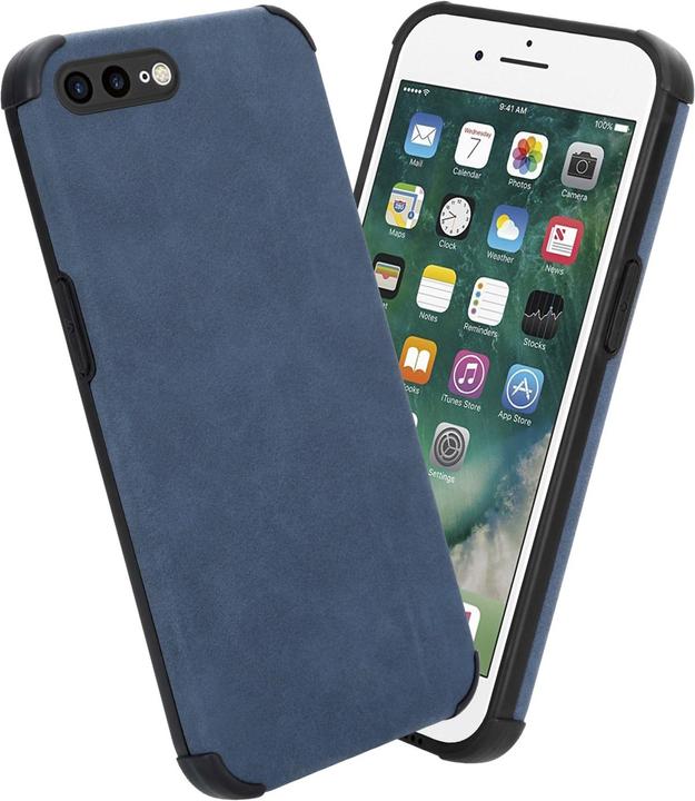 Produktbild Cadorabo Hülle für Apple iPhone 7 PLUS / 7S PLUS / 8 PLUS im TPU Matt Leder LM161 Style (Apple iPhone 7 Plus, Apple iPhone 7s Plus)