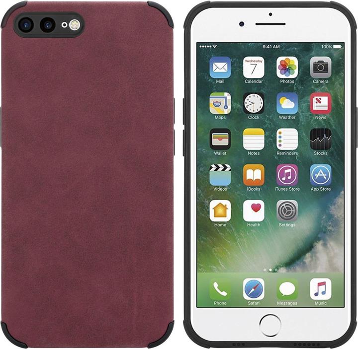 Image du produit Cadorabo Housse pour Apple iPhone 7 PLUS / 7S PLUS / 8 PLUS en cuir mat TPU style LM161 (Apple iPhone 7 Plus, Apple iPhone 7s Plus)