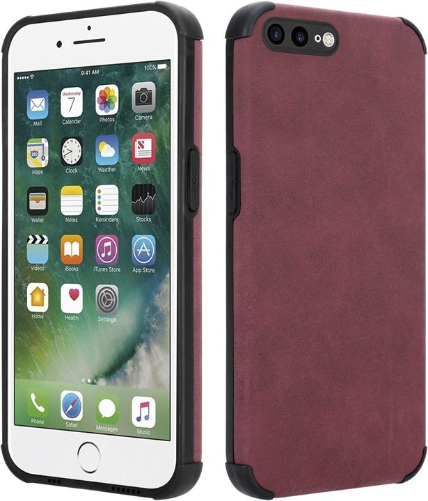 Image du produit Cadorabo Housse pour Apple iPhone 7 PLUS / 7S PLUS / 8 PLUS en cuir mat TPU style LM161 (Apple iPhone 7 Plus, Apple iPhone 7s Plus)