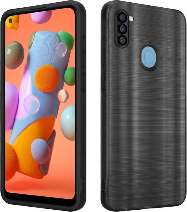 Image du produit Cadorabo Housse pour Samsung Galaxy A11 / M11 en TPU brossé Protection de l'appareil photo LM160 Style (Samsung Galaxy A11, Samsung Galaxy M11)