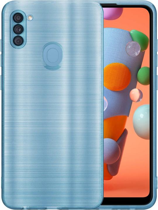Produktbild Cadorabo Hülle für Samsung Galaxy A11 / M11 im TPU Brushed Kameraschutz LM160 Style (Samsung Galaxy A11, Samsung Galaxy M11)