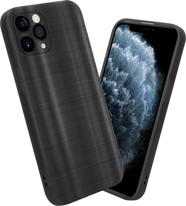 Produktbild Cadorabo Hülle für Apple iPhone 11 PRO im TPU Brushed Kameraschutz LM160 Style (Apple iPhone 11 Pro)